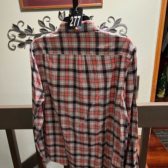 NWT Original Penguin Plaid Button-Up Shirt Medium #279 - Picture 4 of 6